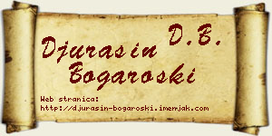 Đurašin Bogaroški vizit kartica
